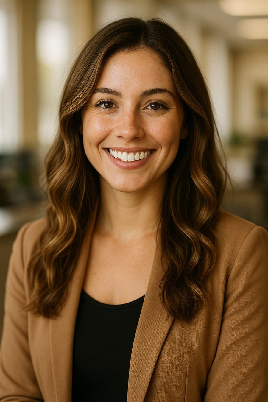 Portrait representing Riley, the AI receptionist at Local Business Factory